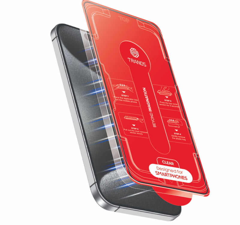 Trands iPhone 17 Pro Magnetic Screen Protector, Clear, TR-SP4761