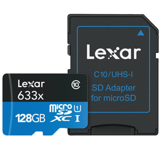 Lexar Micro SD Card With Reader 633A 128GB