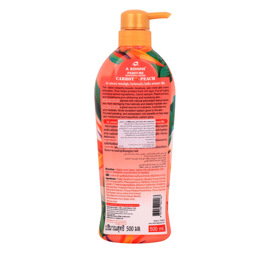 A Bonne Carrot & Peach Perfume Whitening Lotion 500 ml
