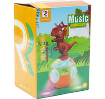 Skid Fusion Battery Operated Light and Sound Ball Dinosaur, ZR138-23