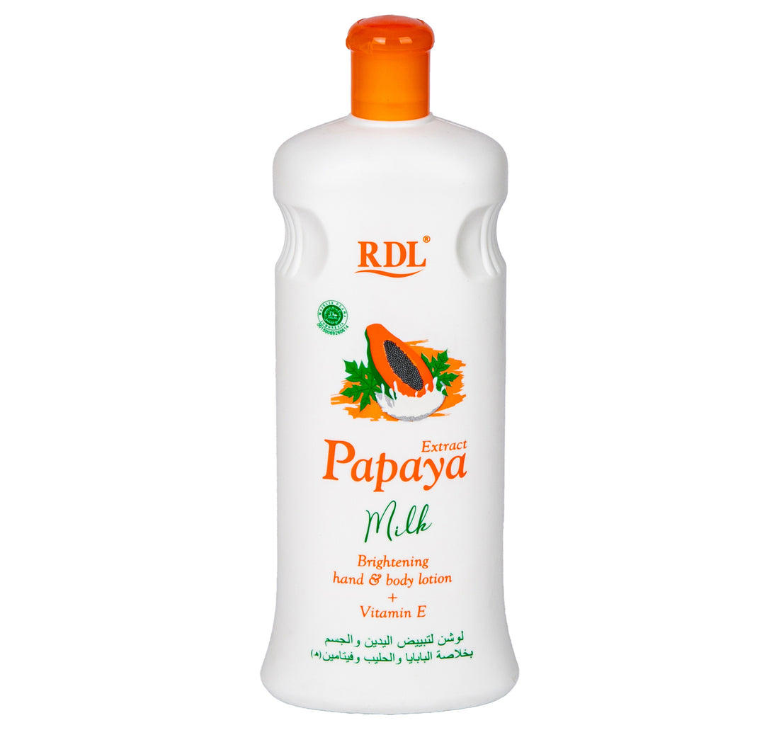 لوشن لليدين والجسم بخلاصة البابايا من RDL، 600 مل