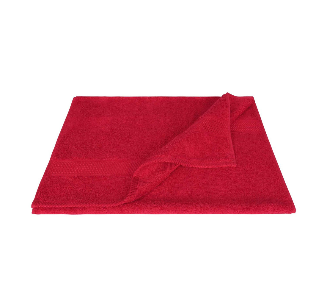 Laura Collection Hand Towel, 50 x 100 cm, Red