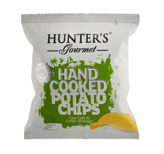 Hunter's Gourmet Potato Chips With Sea Salt & Cider Vinegar 40 g