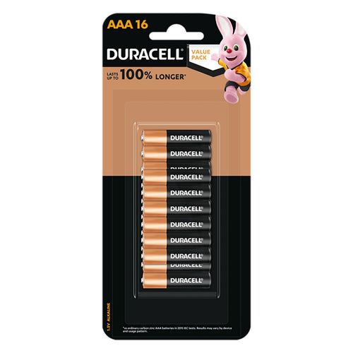 Duracell Alkaline Battery AAA 16s