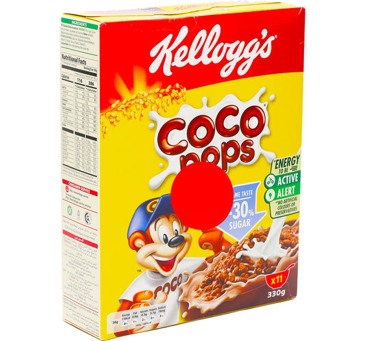 Kellogg's Coco Pops 30% Less Sugar Value Pack 330 g
