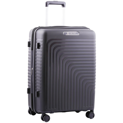 Carlton Wego 4 Double Wheel Hard Trolley, 65 cm, Black