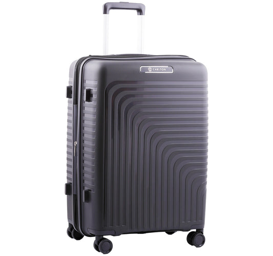 Carlton Wego 4 Double Wheel Hard Trolley, 65 cm, Black