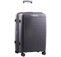 Carlton Wego 4 Double Wheel Hard Trolley, 65 cm, Black