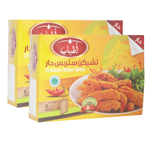 Atyab Chicken Strips Spicy Value Pack 2 x 400 g