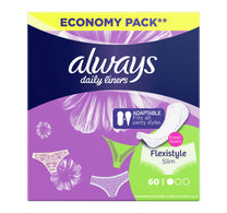 Always Daily Liners Flexistyle Slim Fresh Scent Normal 60pcs