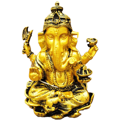 Maple Leaf Ganapathi Figurine Y-02