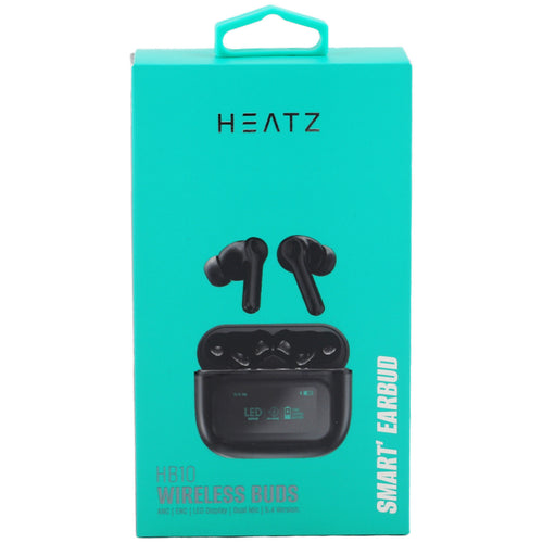 Heatz LED Display Wireless Earbuds HB10 Black