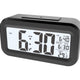 Maple Leaf LCD Digital Alarm Clock 13.7cm Black