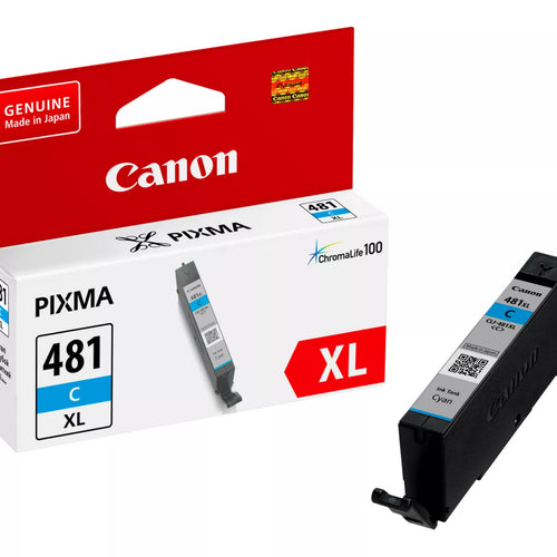 Canon Ink Cartridge, Cyan, CLI-481XL
