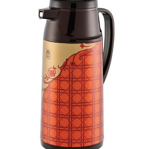 Peacock Flask Button 1Ltr Assorted