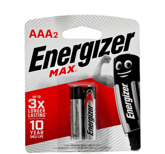 بطارية Energiser Max+ Power Seal AAA E92BP2، عبوة من قطعتين