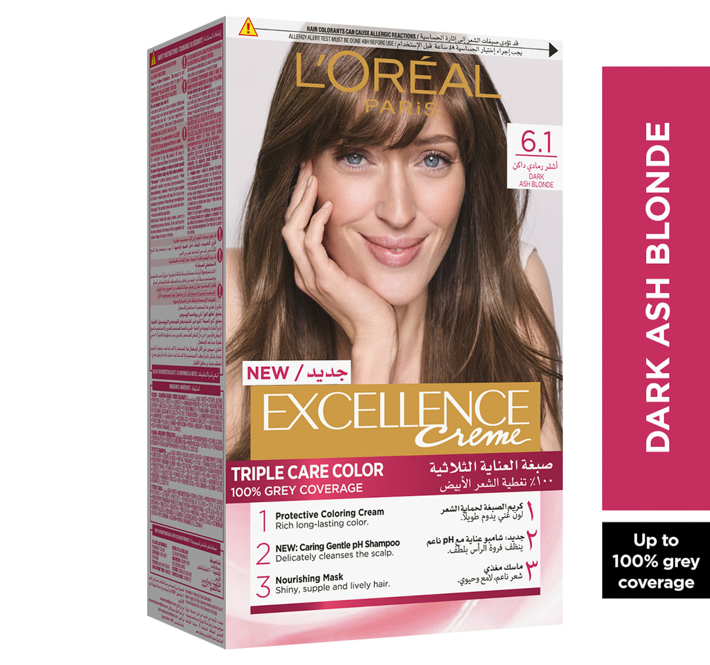 L'Oreal Paris Excellence Creme 6.1 Dark Ash Blonde 1 pkt