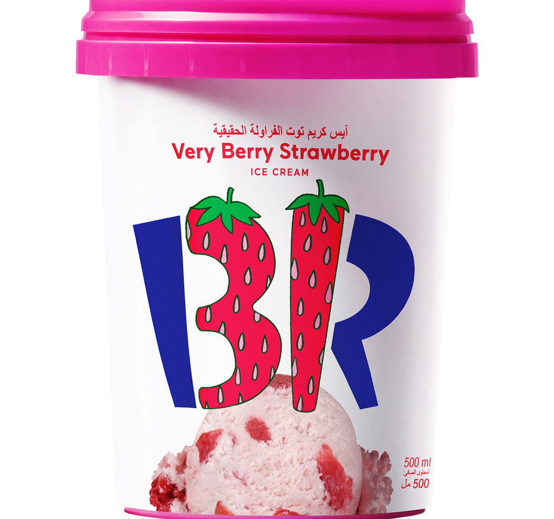 Baskin Robbins Very Berry Strawberry Ice Cream 500 ml