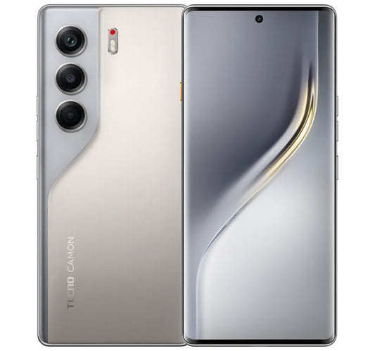 Tecno Camon 40 Pro 5G Smartphone, 12 GB RAM, 256 GB Storage, Sandy Titanium
