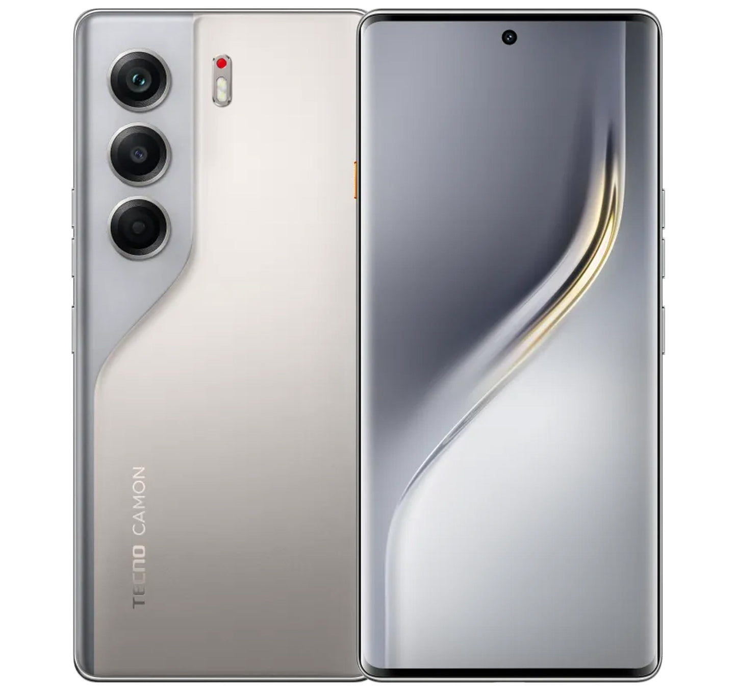 هاتف تكنو كامون 40 برو 5G الذكي، 12 جيجابايت رام، 256 جيجابايت تخزين، ساندي تيتانيوم