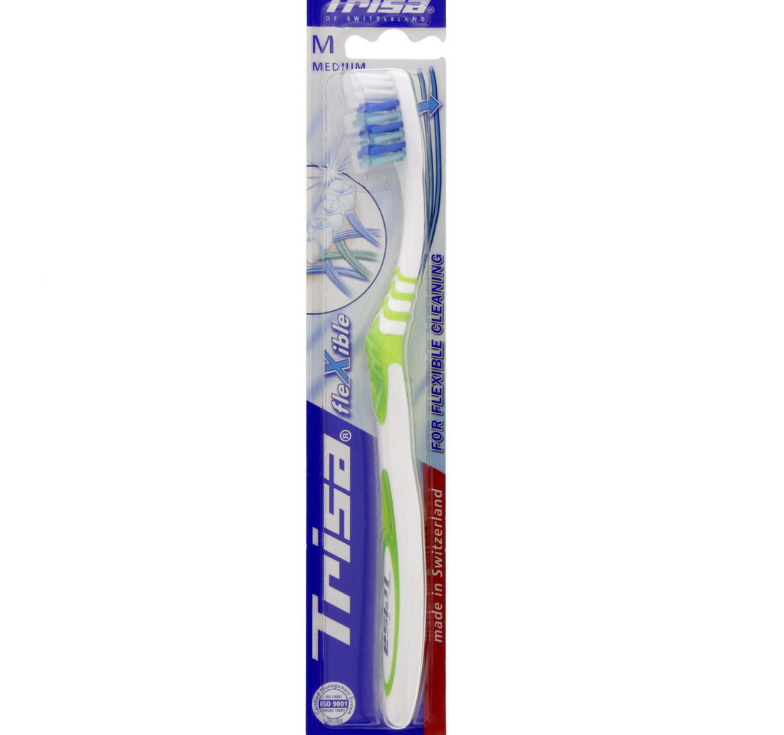 Trisa Toothbrush Flexible Medium Assorted Colours 1 pc