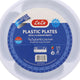 LuLu Plastic Plates With 3 Compartments 26cm 25 pcs