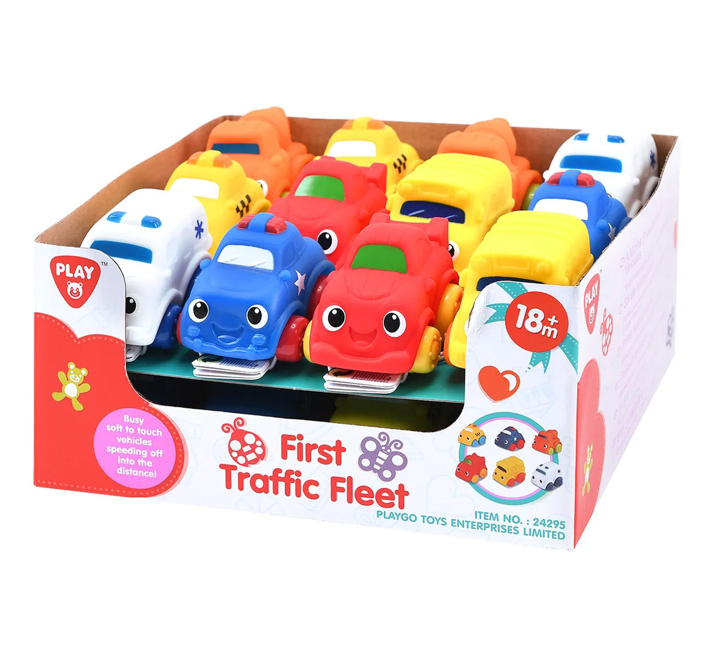 PlayGo First Traffic Fleet, Assorted, 1 Pc, Multicolor, 24295