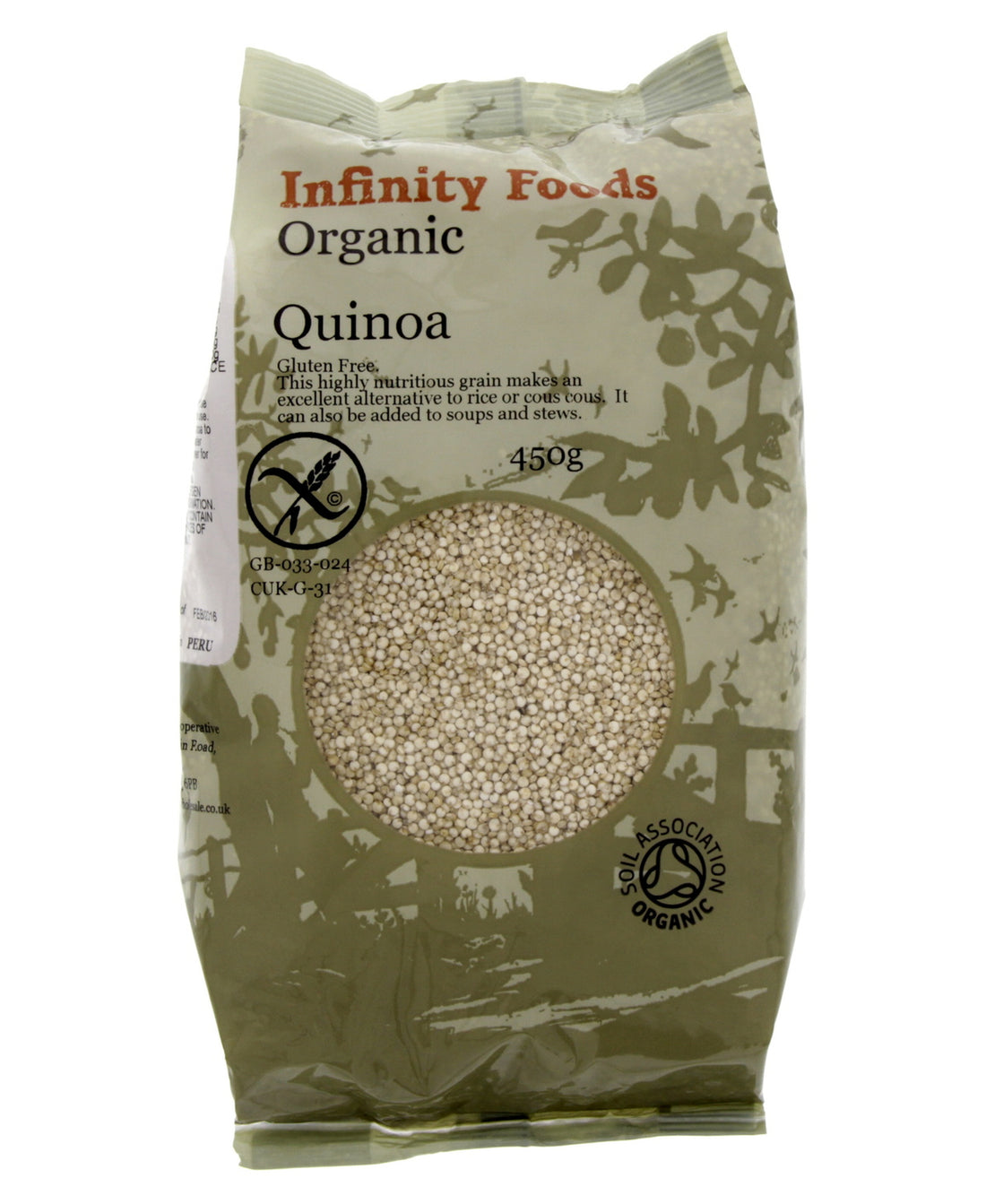 Infinity Food Organic Quinoa 450 g
