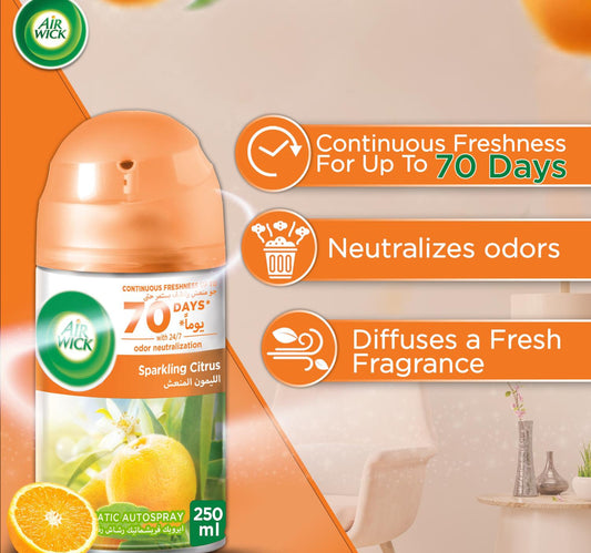 Air Wick Freshmatic Gadget + Sparkling Citrus 250 ml