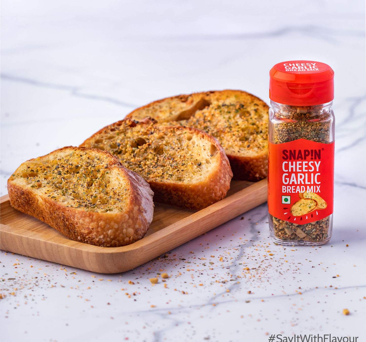 Snapin Cheesy Garlic Bread Mix 50 g