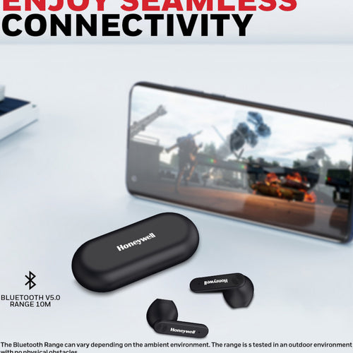 Honeywell Suono P2000 True Wireless Earbuds, Grey