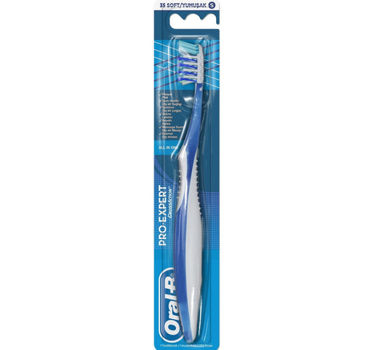 Oral-B Pro-Expert CrossAction All In One Soft Manual Toothbrush Assorted Color