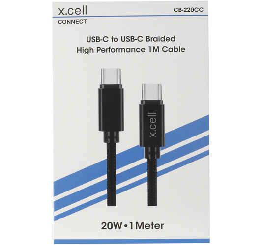 X.Cell USB Type-C To Type-C Cable CB-220CC 1 Meter