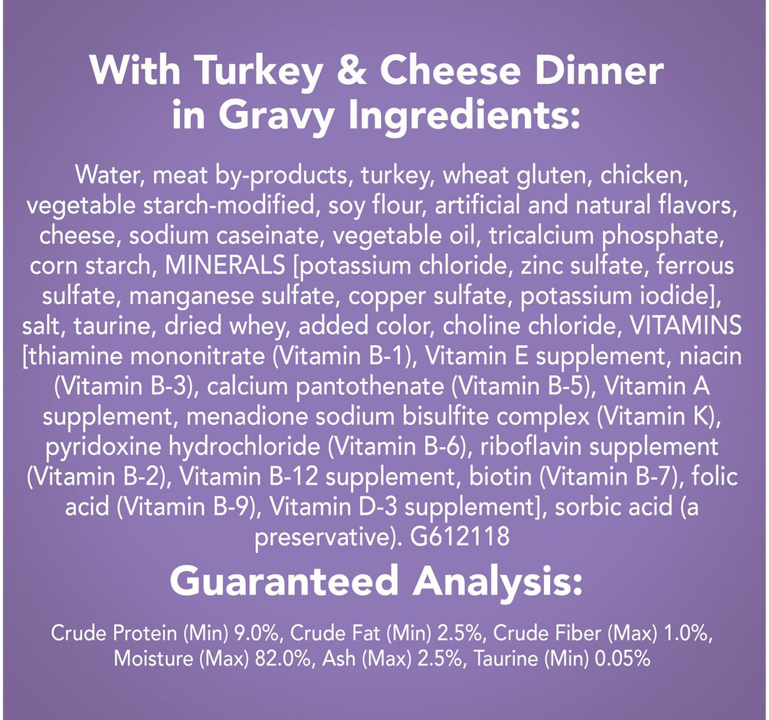 Friskies Savory Shreds Turkey & Cheese Dinner 156 g