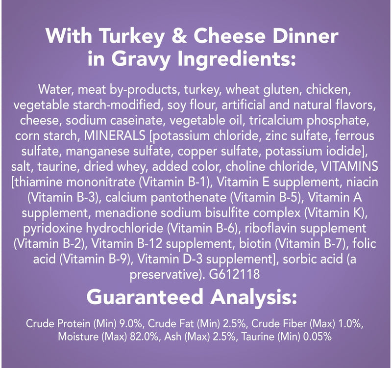 Friskies Savory Shreds Turkey & Cheese Dinner 156 g