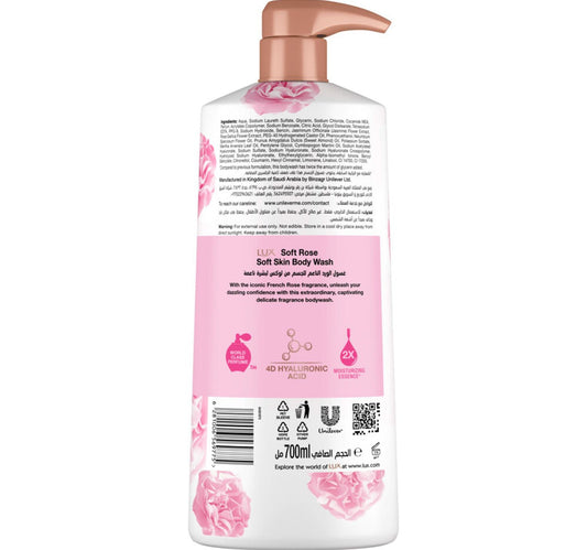 Lux Soft Rose Delicate Fragrance Body Wash 700 ml