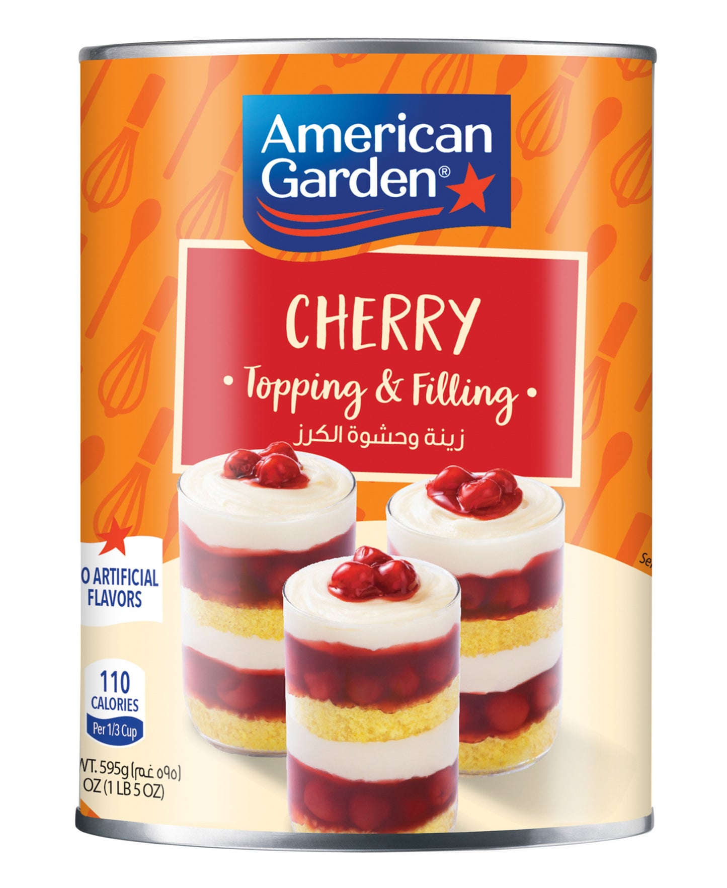 American Garden Cherry Topping & Filling 595 g