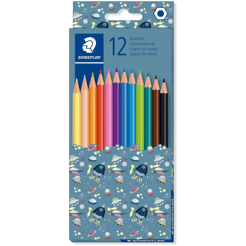 Staedtler Pattern Mix Coloured Pencil, 12 pcs, Assorted, ST-175-PMC12