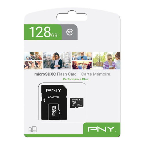 PNY 128 GB Performance Plus microSD Card
