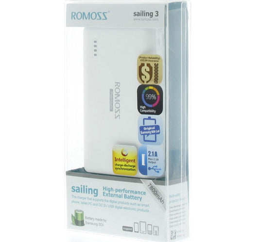 Romoss Power Bank 7800mAh Sailing 3