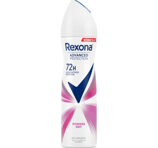 Rexona for Women Antiperspirant Deodorant Spray Powder Dry 150 ml