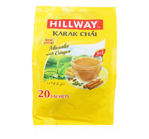Hillway Karak Chai Masala With Ginger Value Pack 20 x 18 g