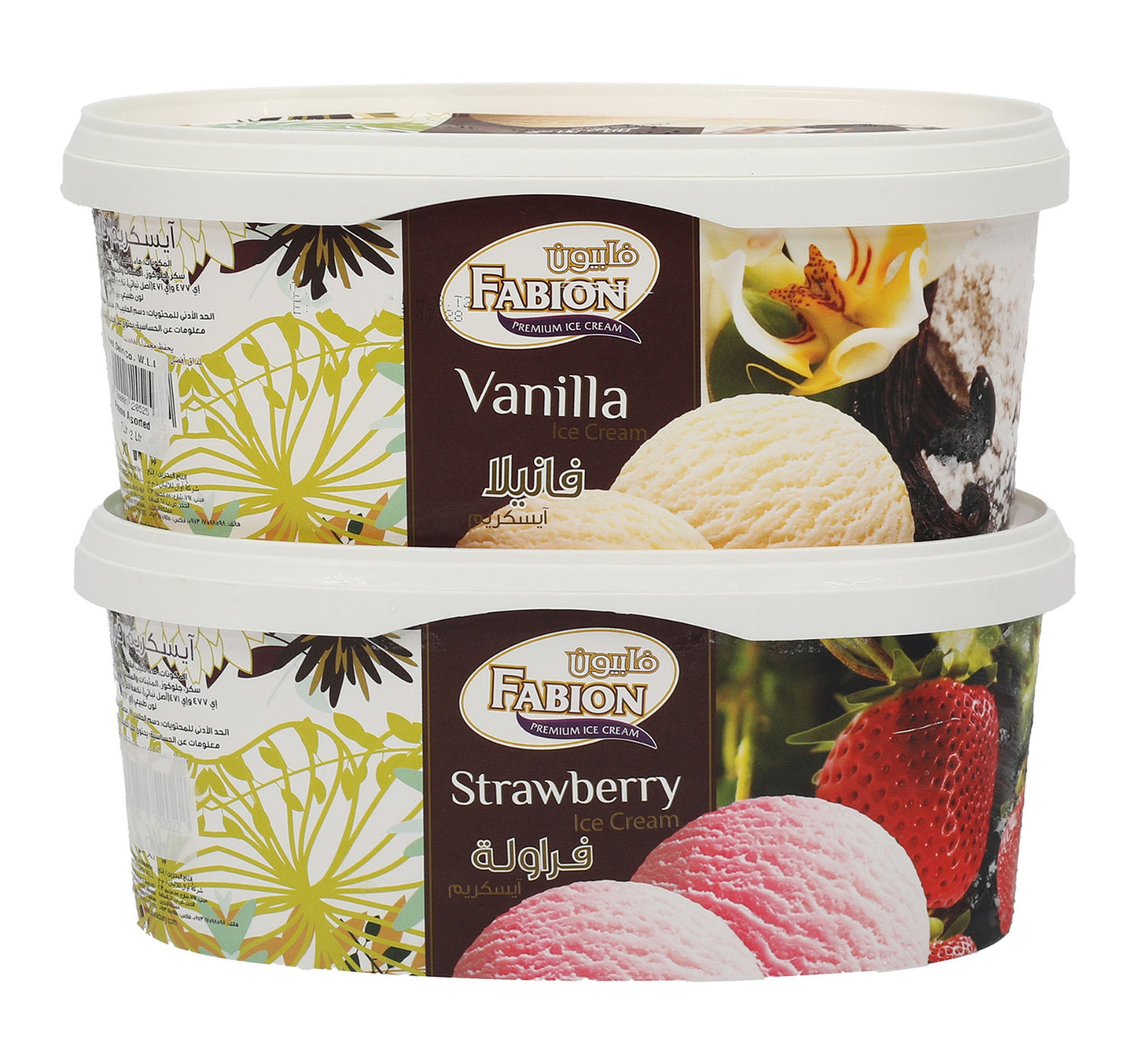 Fabion Ice Cream Assorted 2 x 2 Litres