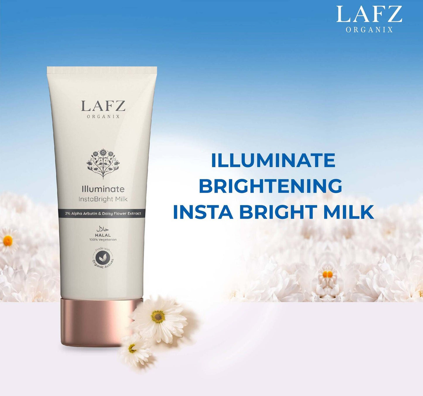 Lafz Organix Illuminate Insta Bright Milk, 75 g