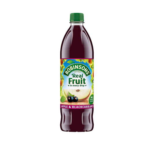 Robinsons No Added Sugar Real Fruit Apple & Blackcurrant Drink 1 Litre