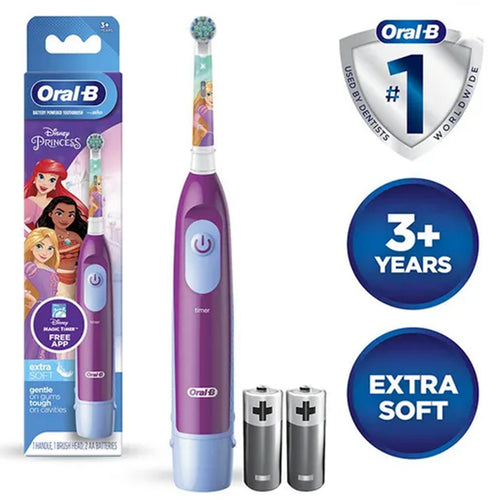 Oral-B Disney Princess Theme Kids Electric Toothbrush, DB5.510.1K
