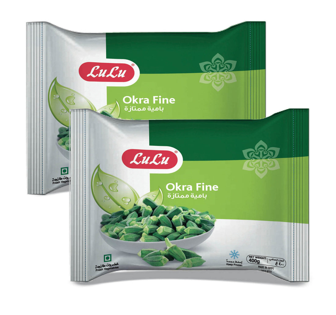 LuLu Frozen Okra Fine Value Pack 2 x 400 g