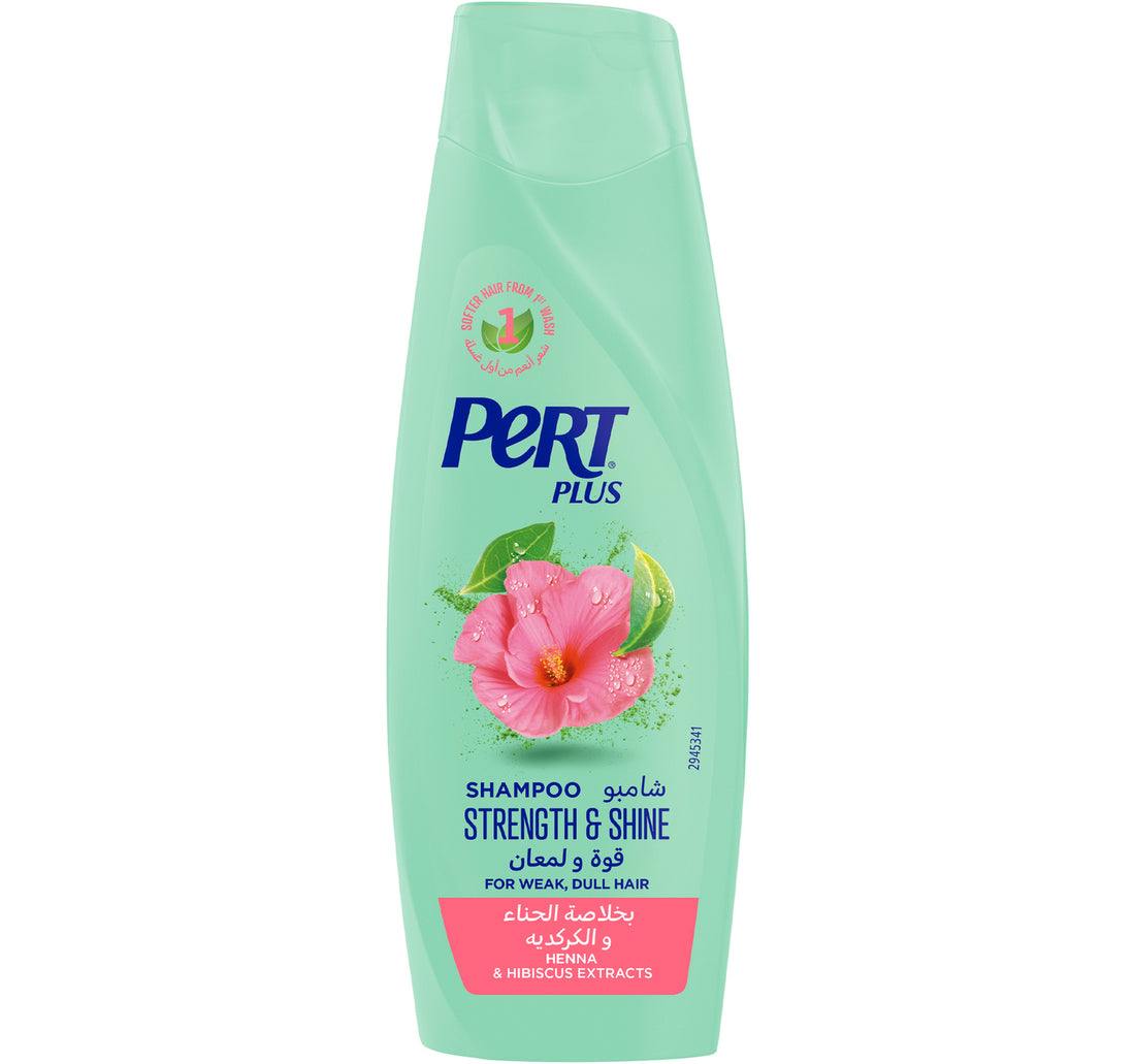 شامبو بيرت بلس قوة ولمعان للشعر الضعيف والباهت بخلاصة الحناء والكركديه 200 مل