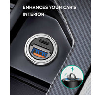 Aukey 30W Metal Dual Port Fast Car Charger CCA3