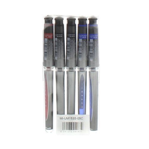 Uni-Ball Gel Impact Broad MIUM153S 5's